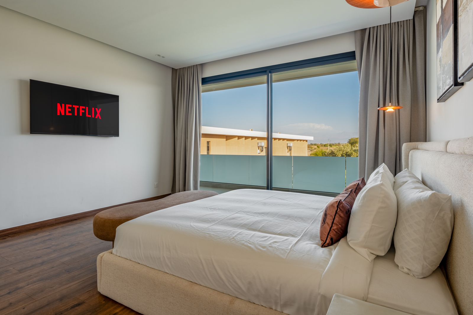 Une suite avec vue sur le balcon