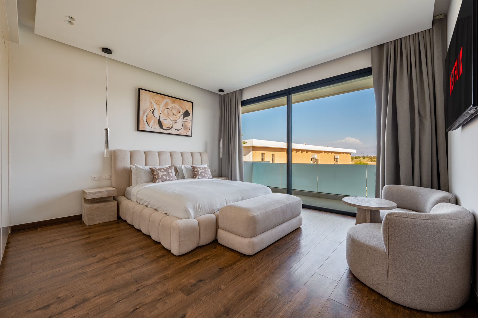 Une suite ouverte sur le balcon
